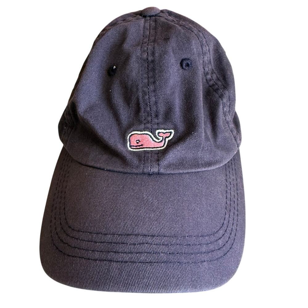 Vineyard Vines Whale Baseball Cap Hat Navy Blue